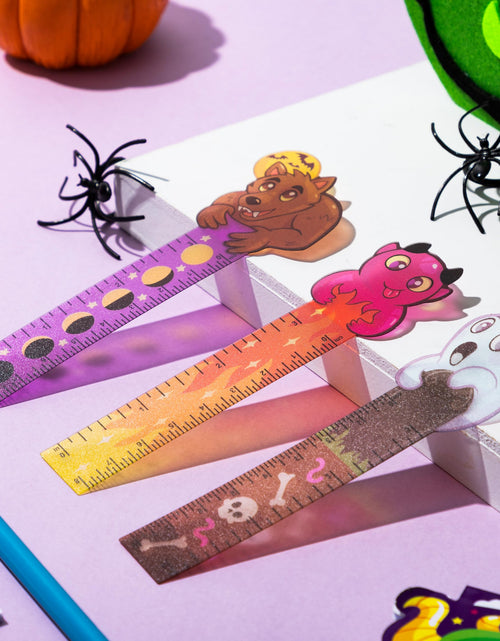 Load image into Gallery viewer, JOYIN Halloween Bookmark Rulers 144 PCS 6 Designs Party Favor Pack
