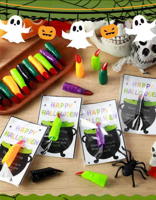 Load image into Gallery viewer, Vertintong Halloween Witch Finger Pointers 60 Pcs Fluorescent Color
