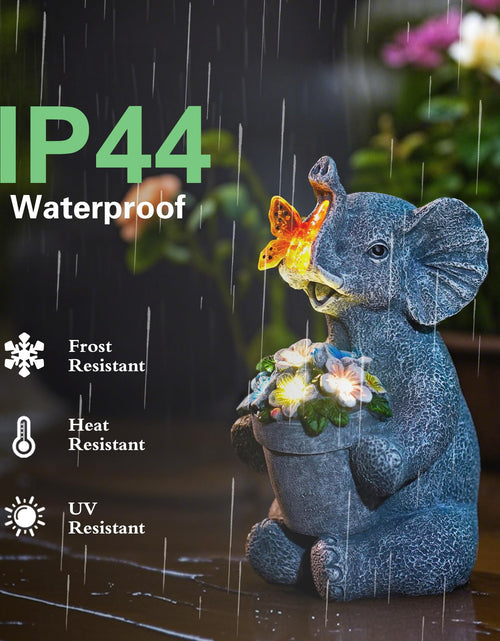 Load image into Gallery viewer, Acgarten Solar Elephant Statue Outdoor Garden Decor Porch Patio Lawn Light
