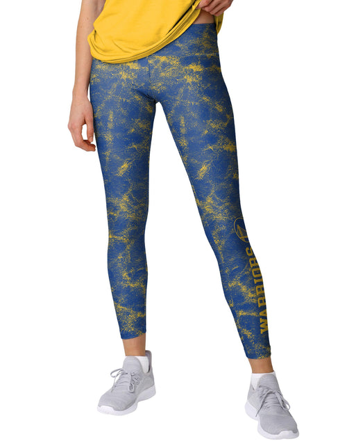 Load image into Gallery viewer, FOCO Golden State Warriors NBA Womens Team Color Cloud Leggings Size XL
