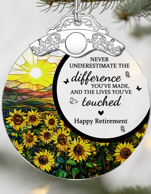 Load image into Gallery viewer, Jocidea Retirement Gifts Stained Glass Christmas Ornament Design E
