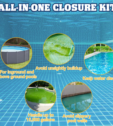 Bondtech Pool Winterizing Kit 3-in-1 for Above & Inground Pools 16.9 oz