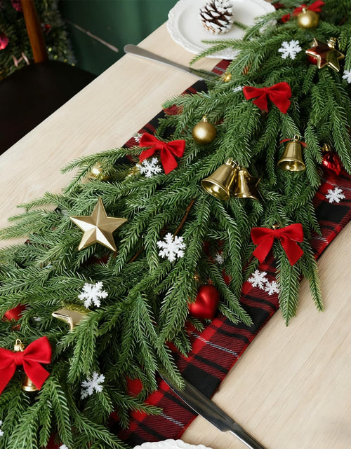 Load image into Gallery viewer, Gixie Home 2Pcs 6Ft Artificial Norfolk Pine Garland Green Plastic
