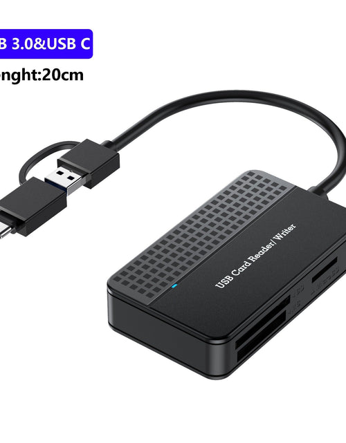 Load image into Gallery viewer, USB 3.0 Four in One USB 3.1 CF SD TF MS Memory Card/DSLR Camera Card Reader Type-c
