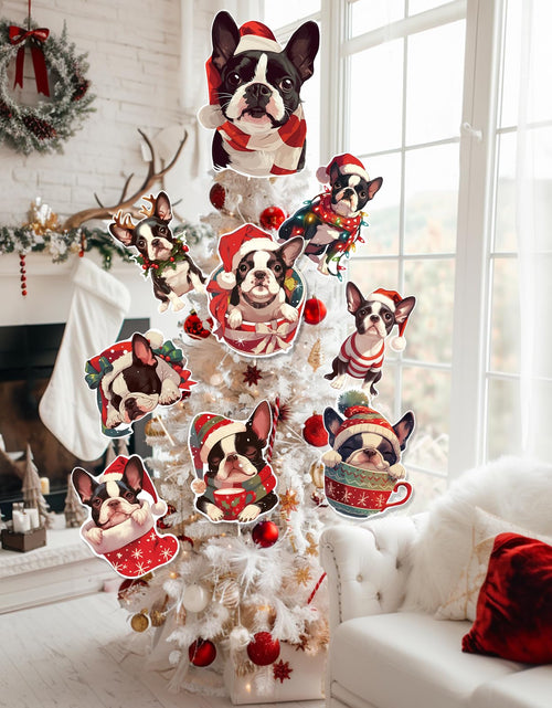 Load image into Gallery viewer, Ciazoxa Christmas Golden Doodle Tree Topper 9Pcs Ornament Xmas Decor
