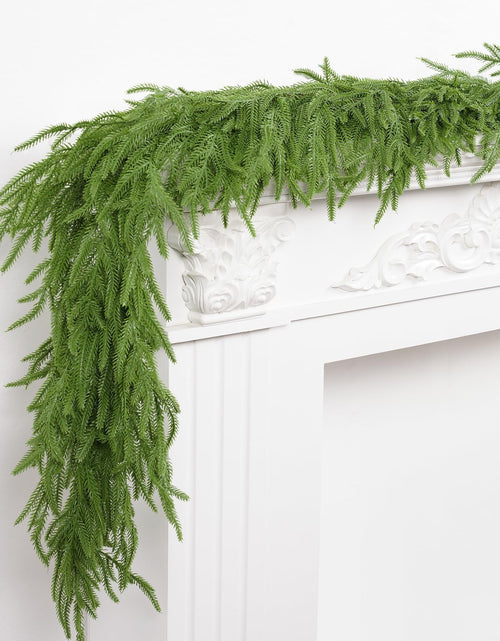 Load image into Gallery viewer, XmasExp Norfolk Pine Garland 6FT Realistic Artificial Christmas Green
