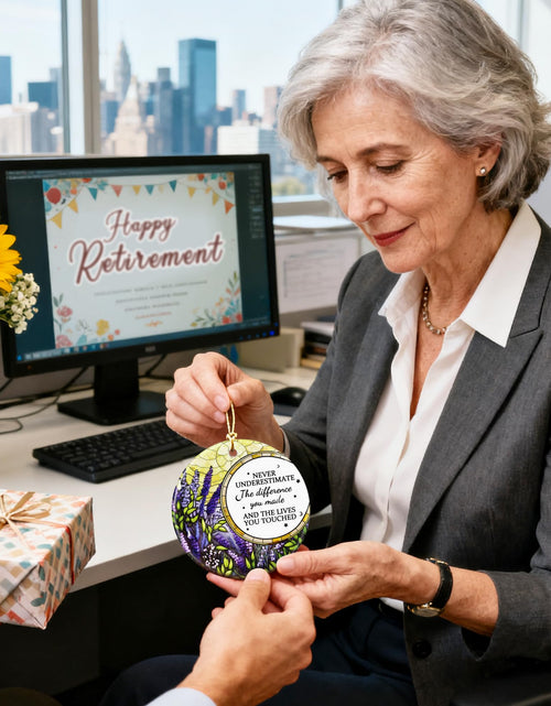 Load image into Gallery viewer, VIAKDEM Christmas Ornaments Going Away Goodbye Farewell Gifts Design H

