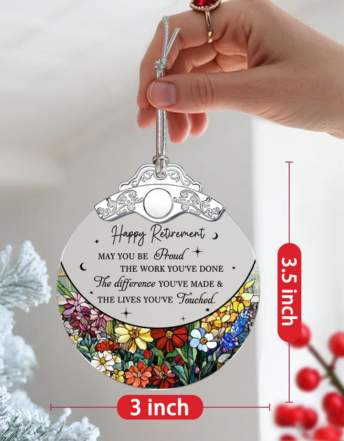 Load image into Gallery viewer, PEMIRSAYO Retired Ornament Stained Glass Christmas Keepsake Design A
