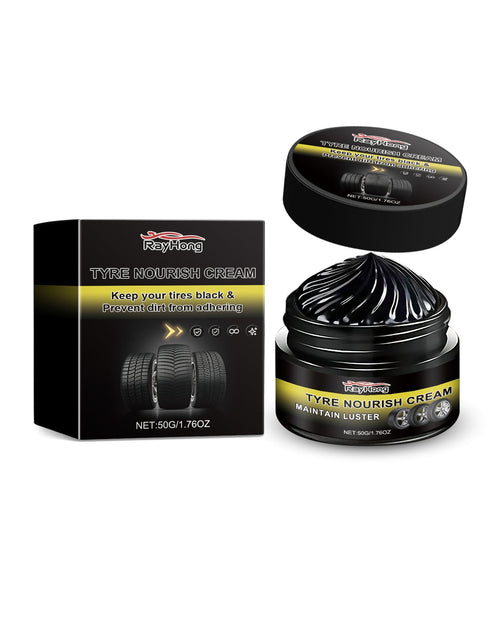 Load image into Gallery viewer, Rayhong Car Tire Retreading Wax, Durable Protection Against Dirt Tire Aging Dust Polishing Wheel Retreading Wax
