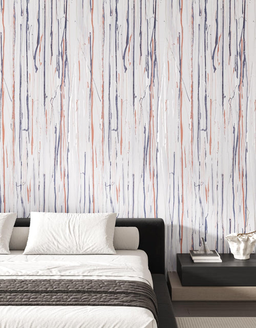 Load image into Gallery viewer, FANCYEASY Grey Grasscloth Peel &amp; Stick Wallpaper 15.7x118in Rustic Vinyl
