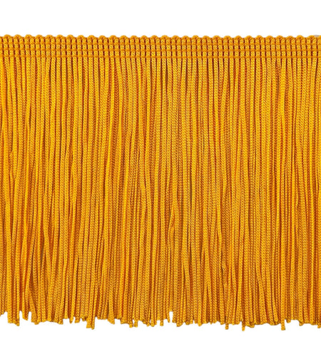 Trims by the Yard 6" Chainette Fringe Trim Polyester Decorative Flag Gold 10yd
