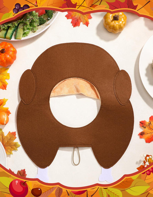 Load image into Gallery viewer, Geyoga Thanksgiving Turkey Hat Adjustable Pet Costume Medium Size
