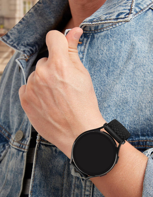 Load image into Gallery viewer, MVSSAT Braided Magnetic Buckle Watch Band 22mm Rainbow
