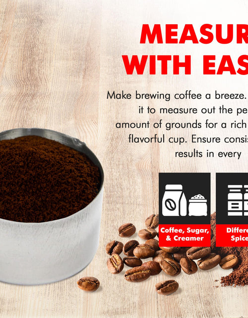 Load image into Gallery viewer, Chef Craft Select Coffee Measurer 4 Inch 2 Tbsp Stainless Steel

