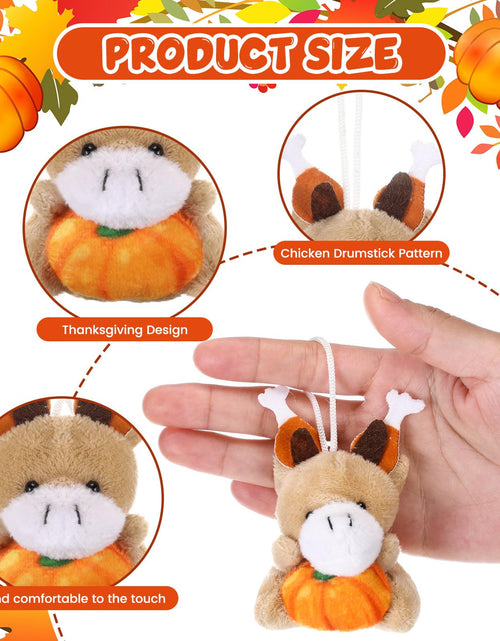 Load image into Gallery viewer, Blueweenly Thanksgiving Mini Plush Toys Pumpkin Maple 12 Pcs 2.76-3.15in
