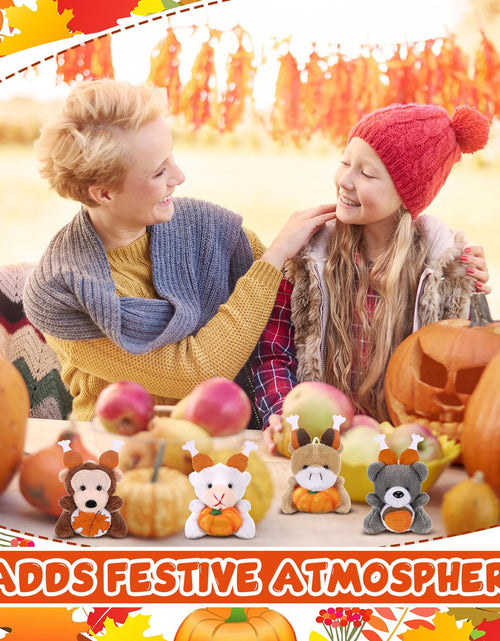 Load image into Gallery viewer, Blueweenly Thanksgiving Mini Plush Toys Pumpkin Maple 12 Pcs 2.76-3.15in
