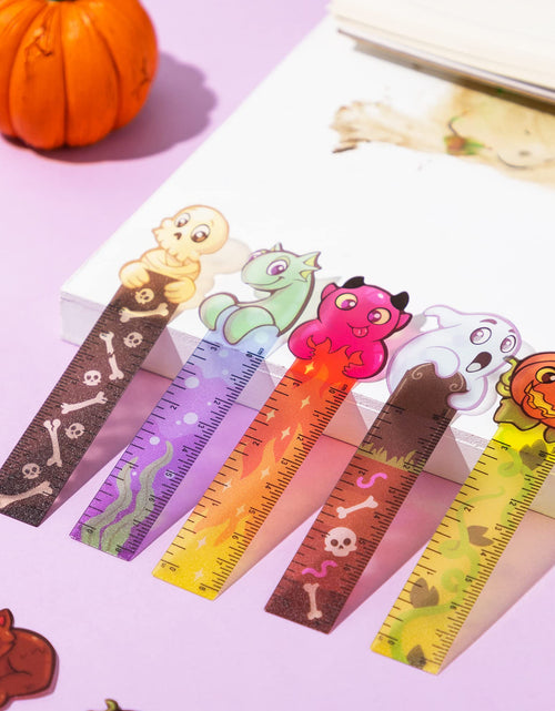 Load image into Gallery viewer, JOYIN Halloween Bookmark Rulers 144 PCS 6 Designs Party Favor Pack
