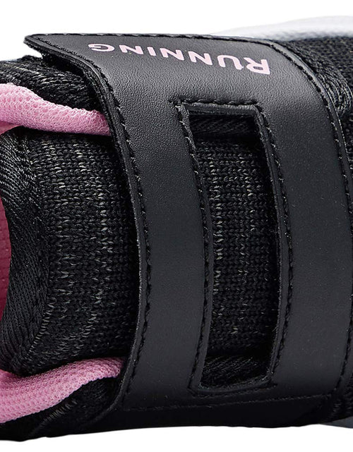 Load image into Gallery viewer, adituo Toddler Boys Girls Lightweight Athletic Sneakers Strap Black Pink Size 11
