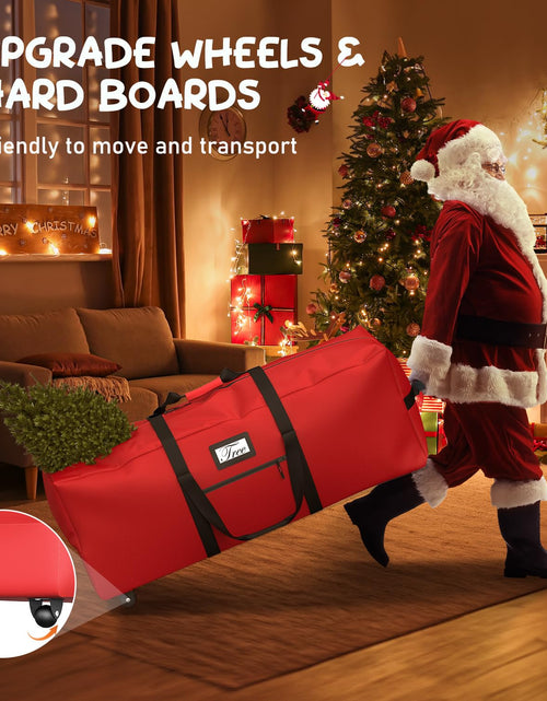 Load image into Gallery viewer, Mrrihand Christmas Tree Storage Bag Heavy-Duty 600D Oxford Red 7.5Ft
