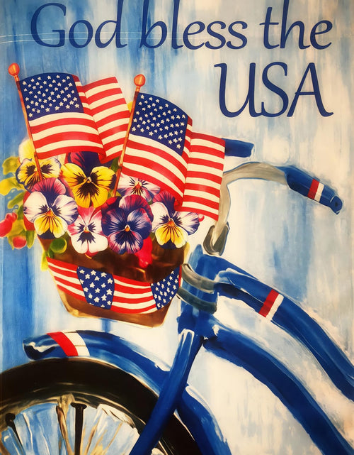 Load image into Gallery viewer, Miairivy God Bless The USA Diamond Art Kit DIY 5D Full Drill 12x16 inches

