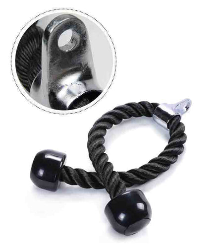 Triceps trainer biceps pull rope single double-headed rope down pull rope gantry fitness down pressure rope