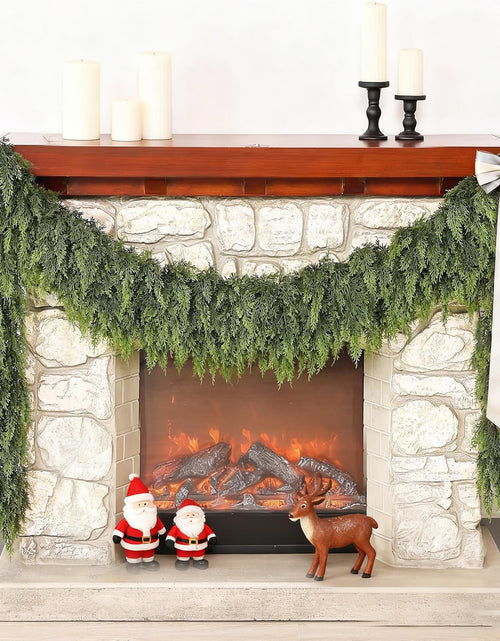 Load image into Gallery viewer, ESTABA 6FT Real Touch Cedar Garland Artificial Green Pine Christmas Decor
