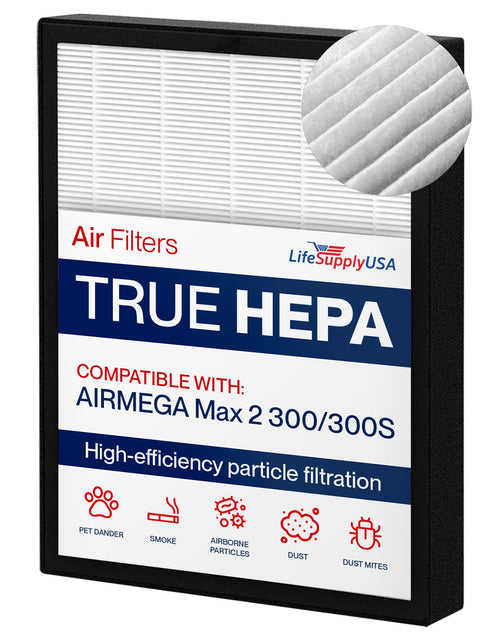 Load image into Gallery viewer, LifeSupplyUSA True HEPA Max2 Filter AP-1515-FP for Coway Airmega 300/300S
