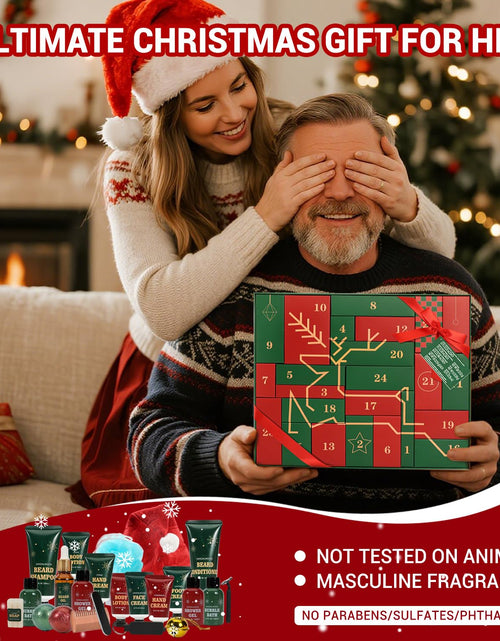 Load image into Gallery viewer, Advent Beauty Calendar 2025 Men Beard Care Skincare 24 Day Christmas Countdown
