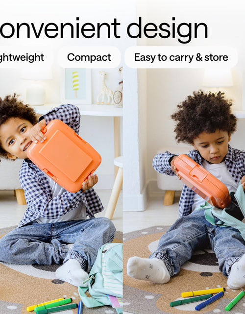 Load image into Gallery viewer, WONDER FAMILY Bento Box 5 Leakproof Containers Insulated Lunch Box Orange
