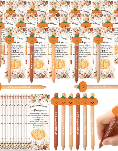 Load image into Gallery viewer, Watersay 18 Sets Thanksgiving Pumpkin Baby Shower Favors Fall Ballpoint Pens
