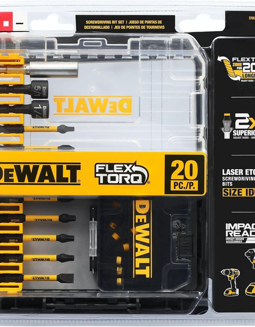 Load image into Gallery viewer, DeWalt DWAFT20SET FLEXTORQ 20PC SCREWDRIVING BIT SET
