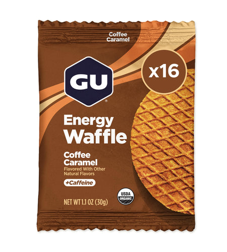 BestBy01/26 GU Energy Stroopwafel Caramel Coffee Sports Nutrition Waffle 16ct