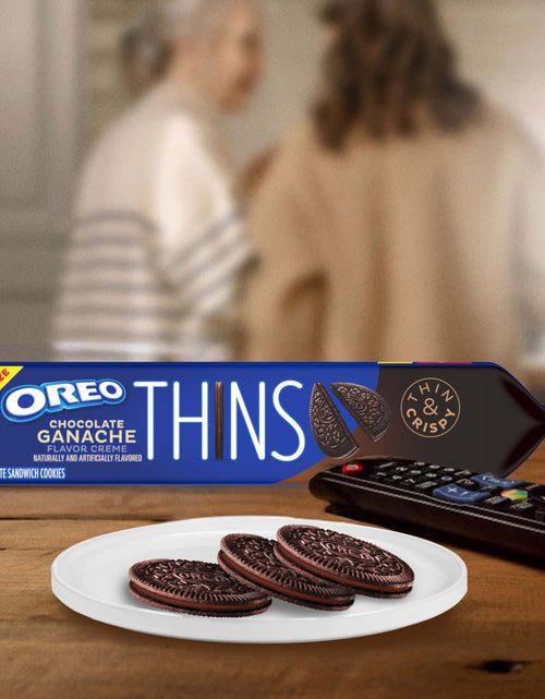 Load image into Gallery viewer, BestBy05/26 OREO Thins Chocolate Ganache Creme Sandwich Cookies 10 Count

