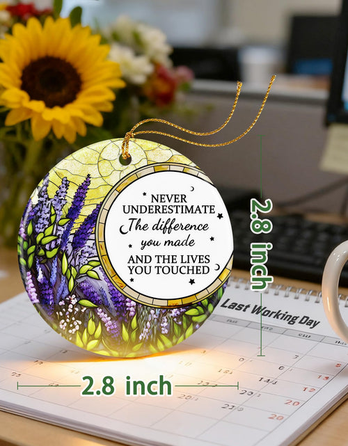 Load image into Gallery viewer, VIAKDEM Christmas Ornaments Going Away Goodbye Farewell Gifts Design H

