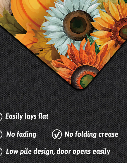 Load image into Gallery viewer, APROPHIC Fall Pumpkin Kitchen Mat Rugs Set of 2 Non Slip Washable 16x24+16x41
