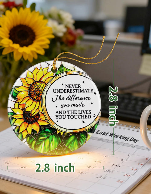 Load image into Gallery viewer, VIAKDEM Christmas Ceramic Ornament Retirement Design K Farewell Gift
