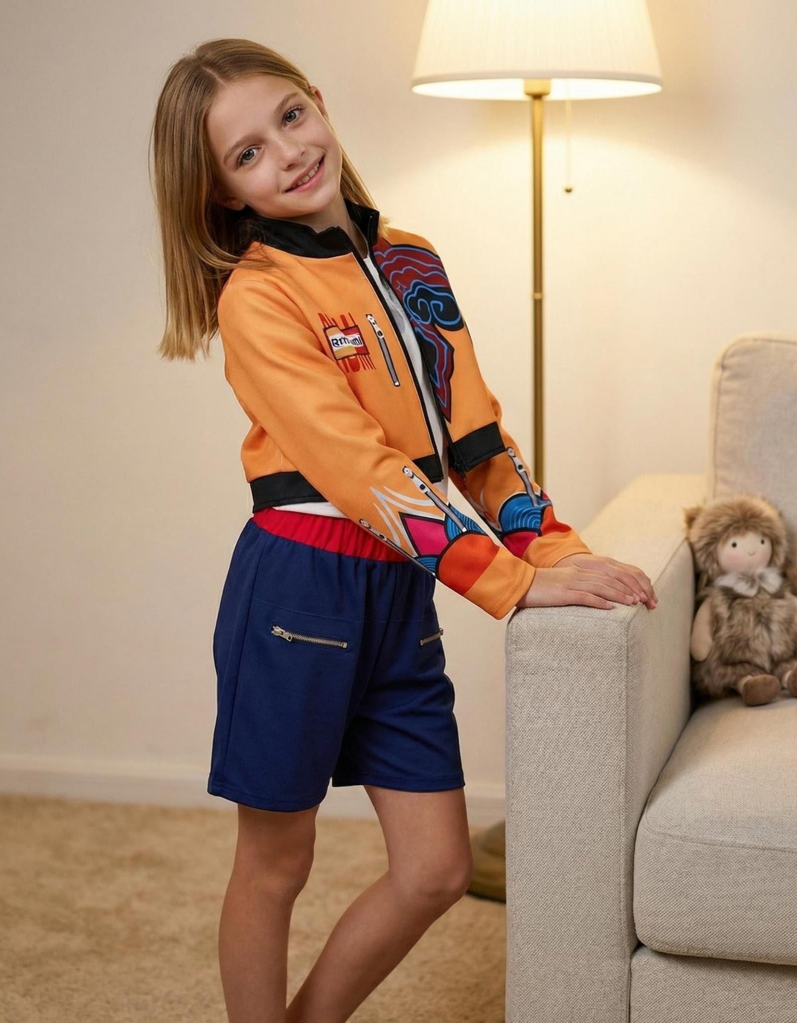 SAVITO Pop Idol Cosplay Costume Cartoon Girl A Size 5-6 Years 130CM