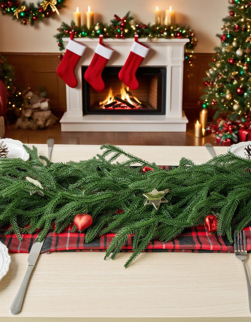 Load image into Gallery viewer, Gixie Home Artificial Norfolk Pine Garland 5Ft Green 2Pcs
