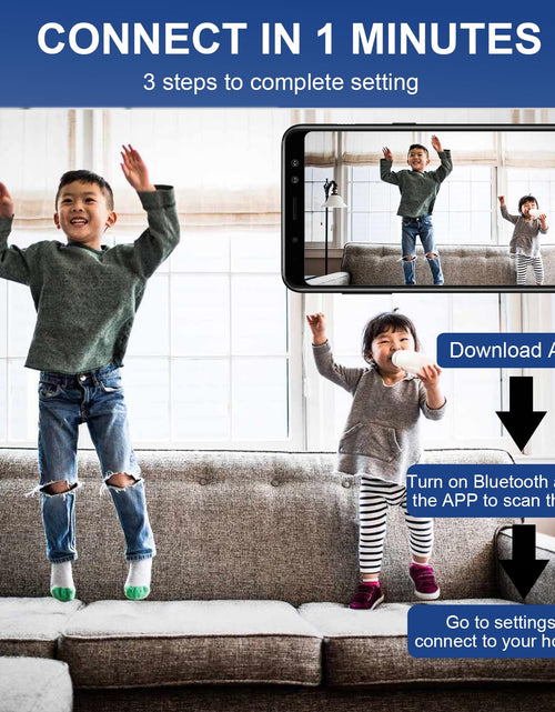 Load image into Gallery viewer, senri 3 Pack 1080P HD WiFi Mini Security Cameras Indoor Outdoor
