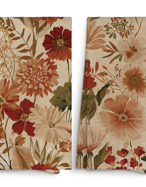 Load image into Gallery viewer, Sviojuce Vintage Fall Pumpkin Oak Leaf Kitchen Towels 16x24 Beige Set of 2
