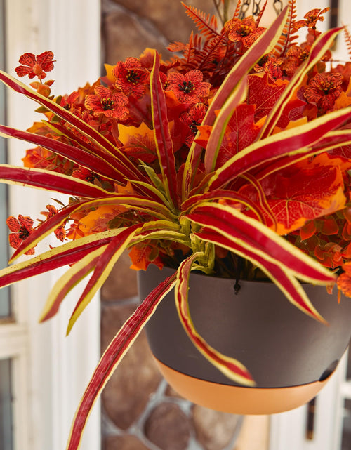 Load image into Gallery viewer, PARTY JOY 15 Bunches Artificial Fall Orchid Flowers 10x5x5in Autumn Decor
