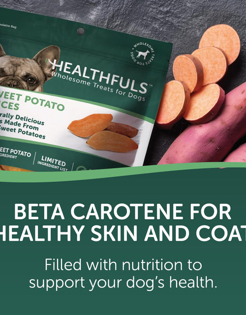 Load image into Gallery viewer, Healthfuls Sweet Potato Slices Dog Treats Grain Free Limited Ingredient 16 oz
