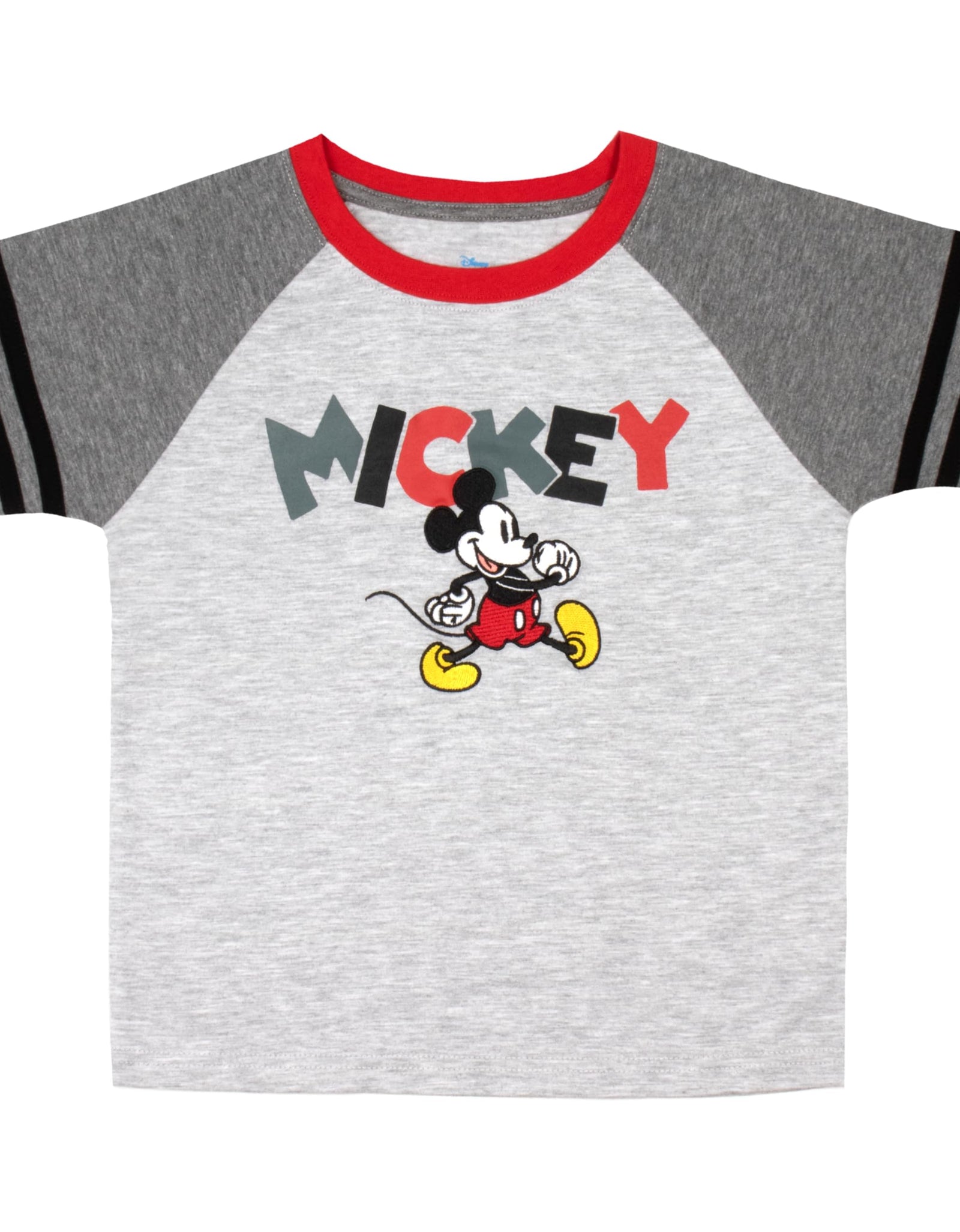 Disney Mickey Mouse Boys 2 Pack T Shirt Short Sleeve Kids Size 4 Blue Grey
