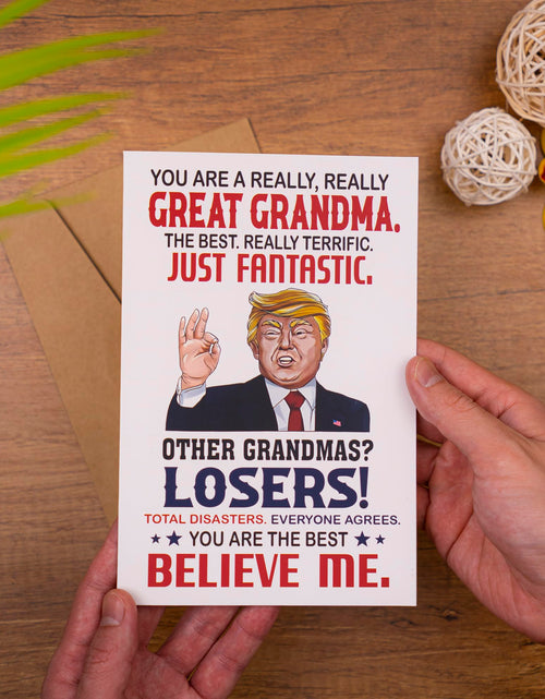 Load image into Gallery viewer, decorluxes Grandma Funny Greeting Card Birthday Mother's Day Christmas Cartoon
