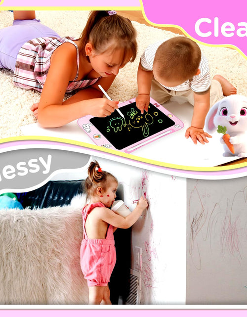 Load image into Gallery viewer, Genialba 2 Pack LCD Writing Tablet Kids Colorful Screen Pink &amp; Blue
