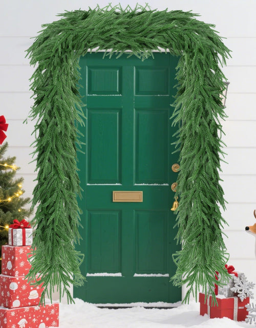 Load image into Gallery viewer, KYGDS Christmas Norfolk Pine Garland 5FT Real Touch Artificial Greenery Green
