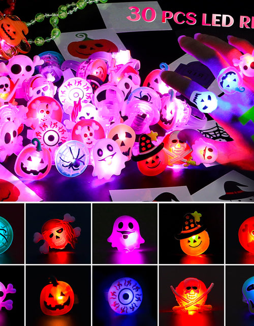Load image into Gallery viewer, Grastfu 84 PCS Halloween Glow In The Dark Toys Party Favors Bulk Set
