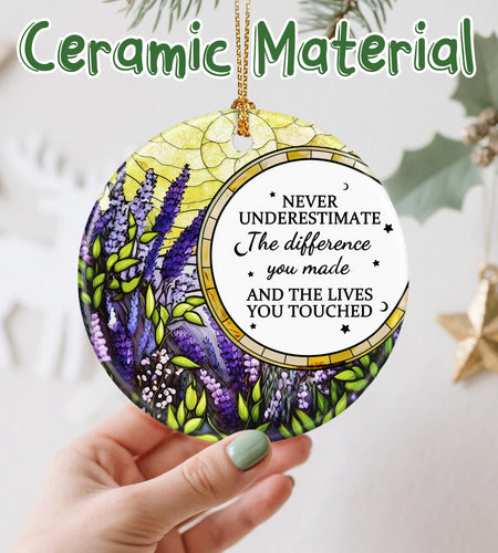 VIAKDEM Christmas Ornaments Going Away Goodbye Farewell Gifts Design H