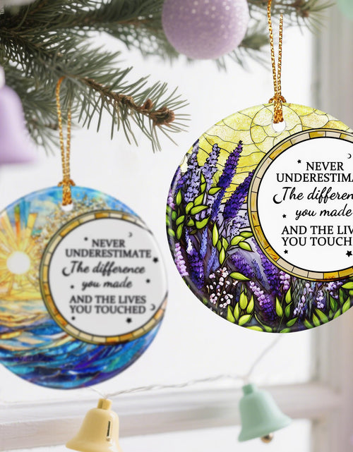 Load image into Gallery viewer, VIAKDEM Christmas Ornaments Going Away Goodbye Farewell Gifts Design H

