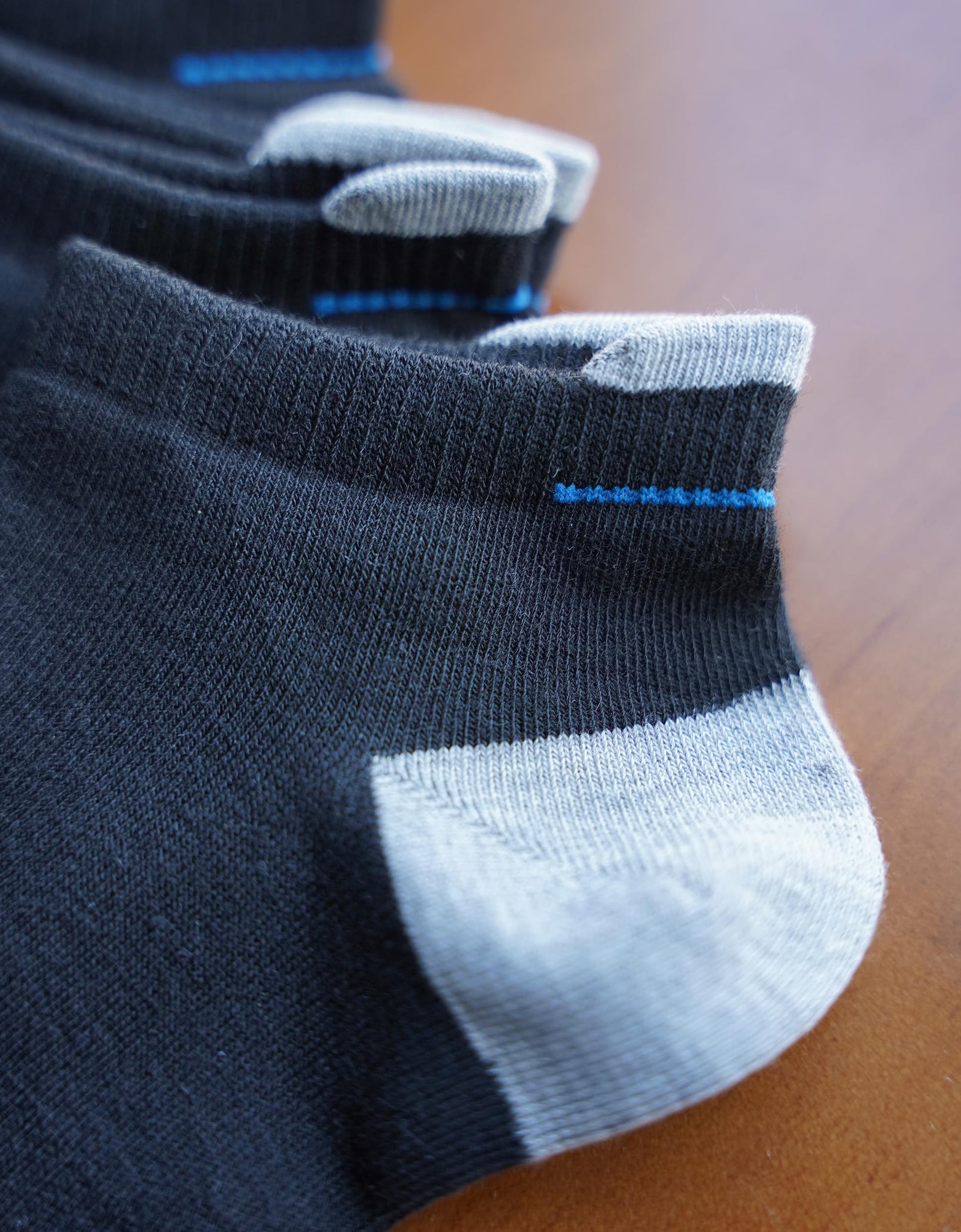 ASLU Athletic Compression Cushioned Ankle Socks Black 6 Pairs Size 6-9